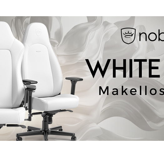 כיסא גיימינג NOBLECHAIRS HERO WHITE EDITION לבן