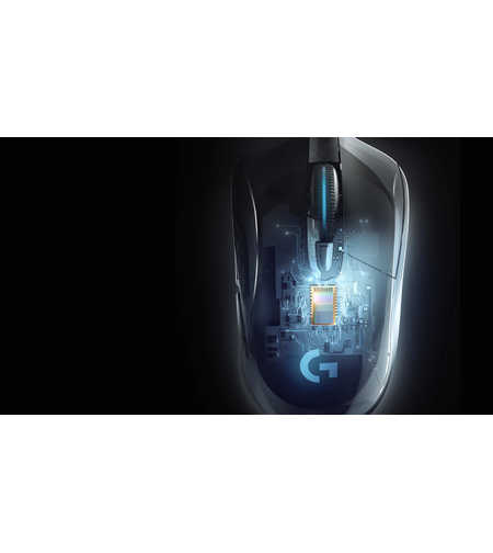עכבר גיימינג אלחוטי Logitech G703 Hero Lightspeed צבע שחור