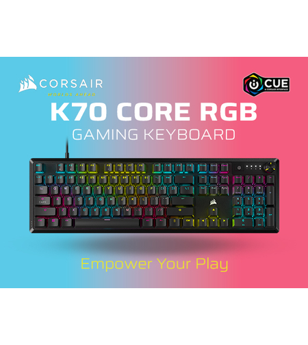 מקלדת מכנית CORSAIR K70 CORE RGB