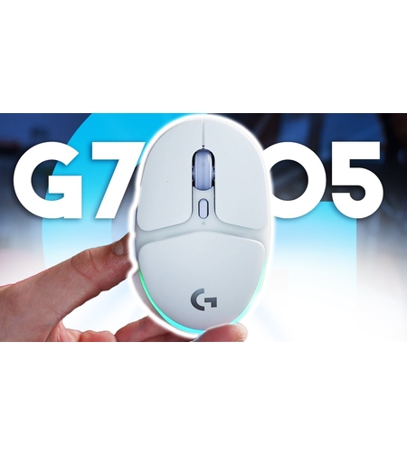 עכבר גיימינג אלחוטי Logitech G705 צבע לבן