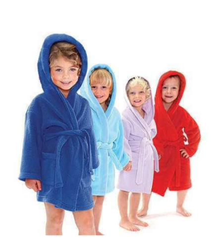 חלוקי רחצה איכותיים לילדים - 100% כותנה