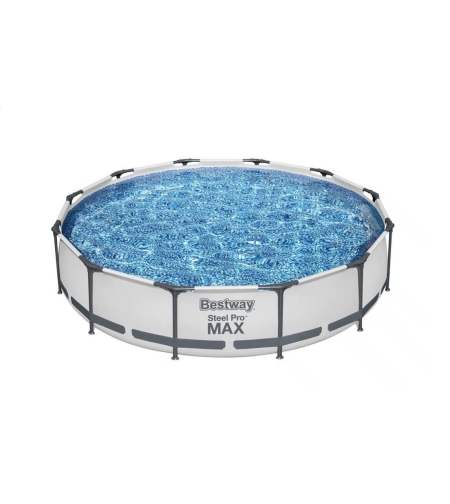 בריכת עמודים עגולה 366X75 Bestway 56416 + משאבה 330 גלון