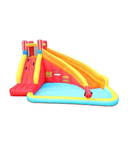 מתנפח מגלשות ובריכה דגם המבורגר Doctor Dolphin 83009