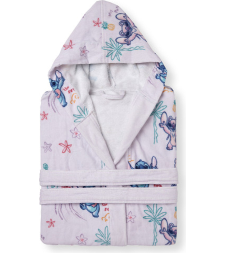 חלוק רחצה לילדים 100% כותנה דגם סטיץ'