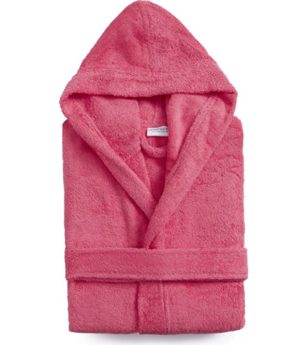 חלוק רחצה לילדים 100% כותנה צבע ורוד