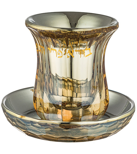 גביע קריסטל מהודר ללא רגל 9 ס