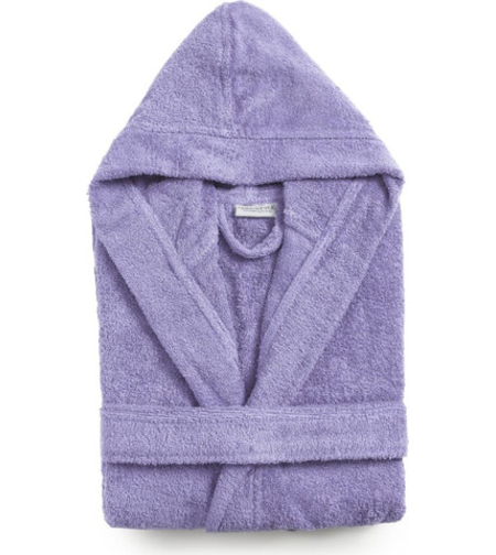 חלוק רחצה לילדים 100% כותנה צבע סגול