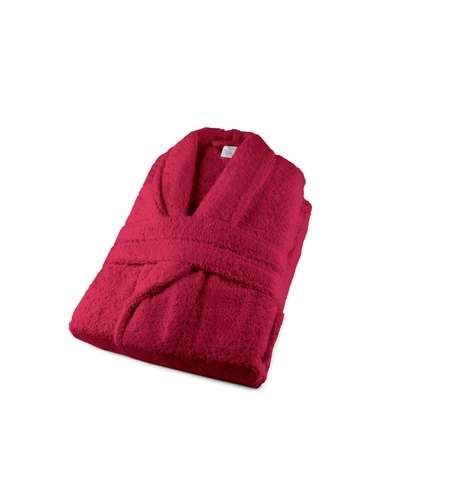 חלוק רחצה 100% כותנה לגברים ונשים בצבע בורדו