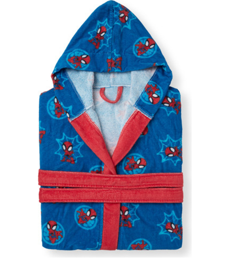 חלוקי רחצה לילדים 100% כותנה דגם ספיידרמן