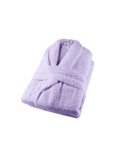 חלוק רחצה 100% כותנה לגברים ונשים בצבע סגול