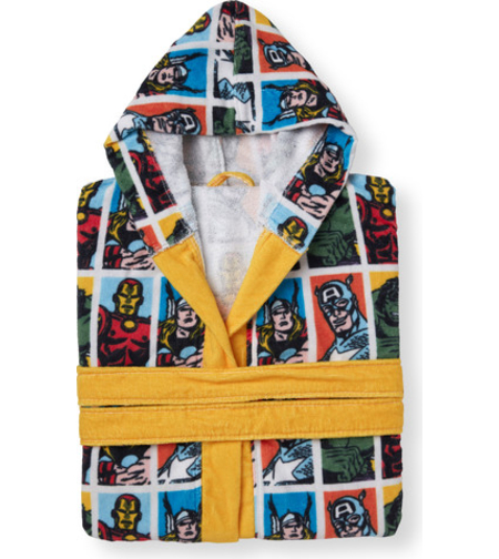 חלוקי רחצה לילדים 100% כותנה דגם הנוקמים