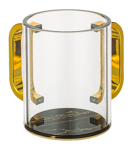 נטלה פרספקס מהודרת שקופה עם בסיס שיש שחור