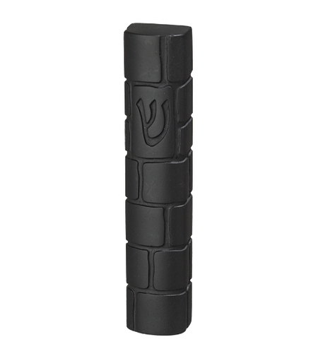 מזוזה סמנט בטון מהודרת שחור 