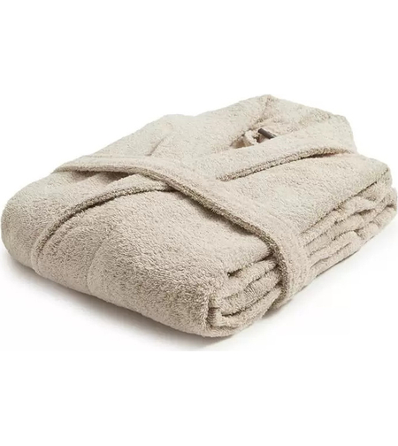 חלוק רחצה למבוגרים 100% כותנה צבע קפה