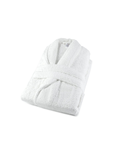 חלוק רחצה 100% כותנה לגברים ונשים בצבע לבן