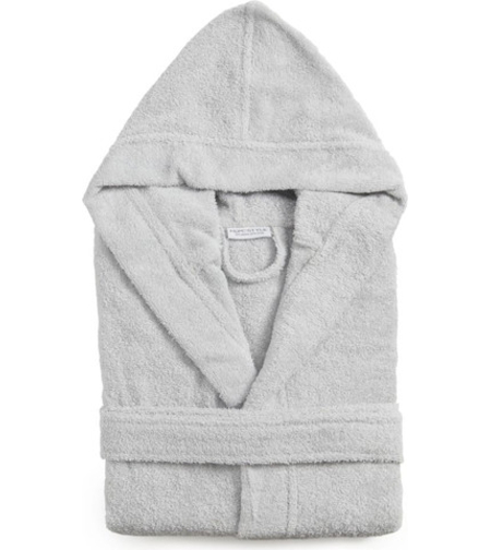 חלוק רחצה לילדים 100% כותנה צבע אפור