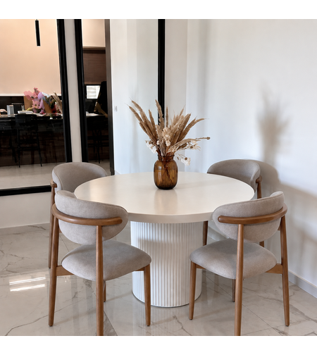 Rounded Dinner table