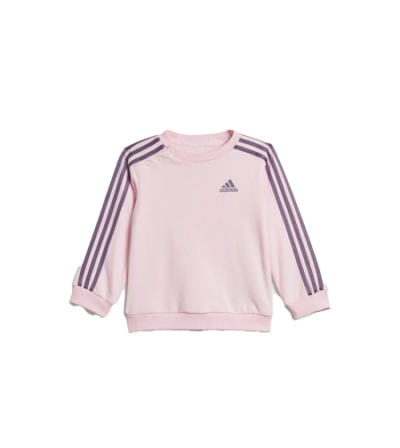 ADIDAS - סט טרנינג ADIDAS  לילדים צבע ורוד/שיבי