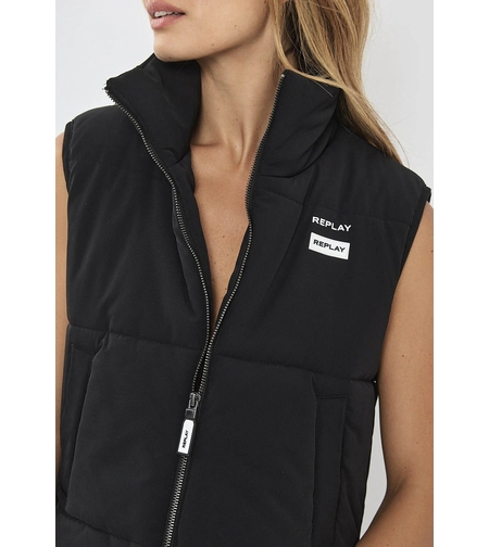 REPLAY - וסט לנשים בצבע שחור