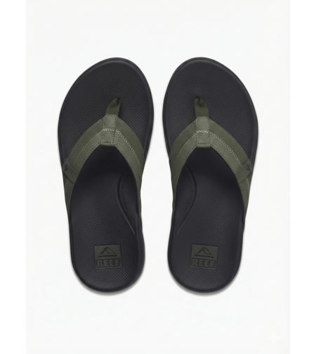 REEF - כפכפי ריף לגברים בצבע ירוק זית