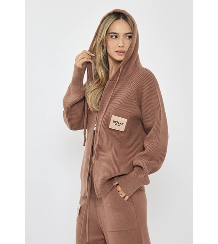 REPLAY - חליפה לנשים בצבע חום