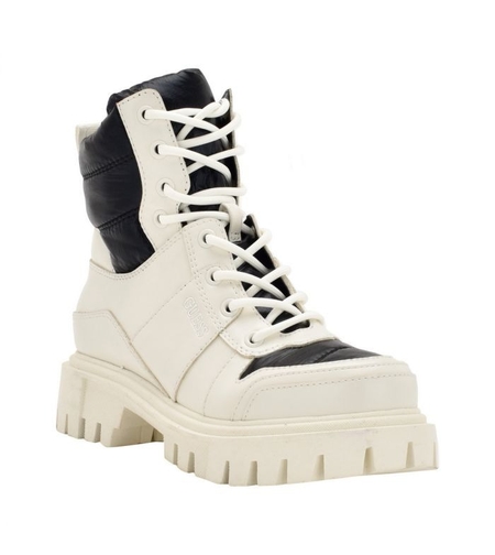 GUESS - מגפון נשים בצבע לבן