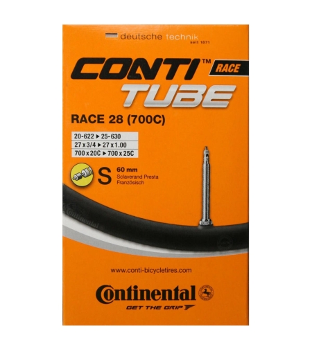 פנימית לאופני כביש ונטיל 60 ממ Continental Road Race 28