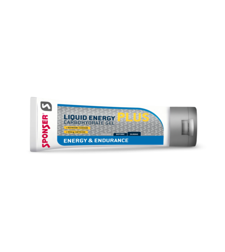 ג'ל אנרגיה נוזלי מועשר בקפאין בטעם ניטרלי - Sponser Liquid Energy Plus