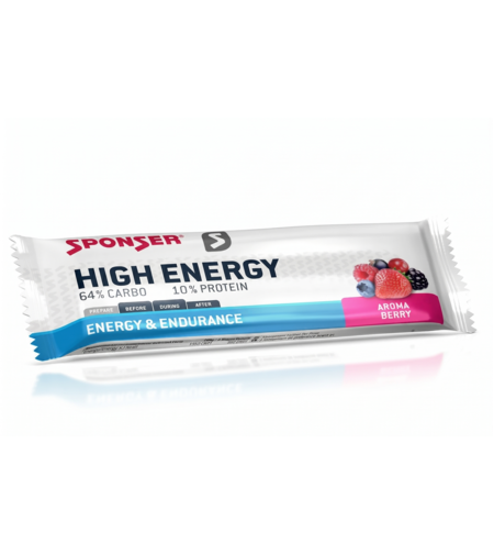 חטיף אנרגיה עתיר פחמימות פירות יער - Sponser High Energy Bar Berry