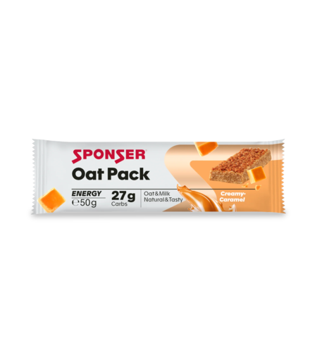 חטיף אנרגיה משיבולת שועל קרמל שמנת - Sponser Oat Pack Creamy-Caramel