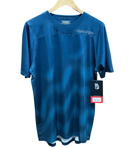 חולצת רכיבה אינדורו  TLD SKYLINE SS צבע כחול