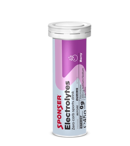 טבליות אלקטרוליטים בטעם פירות יער - Sponser Electrolytes Tabs