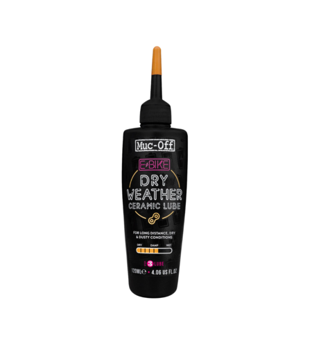 שמן שרשרת לאופניים חשמליים Muc-Off eBike Dry Weather Chain Lube 120ml