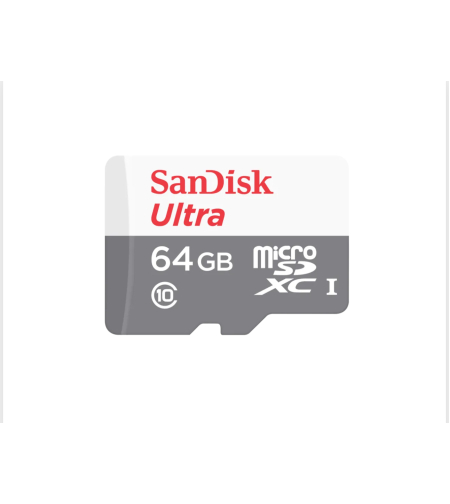 כרטיס זיכרון SanDisk Ultra 64GB microSDXC