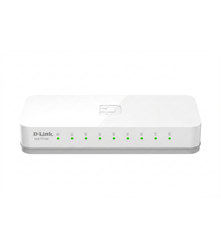 מתג רשת (Switch) 8 יציאות D-Link 10/100 Mbps