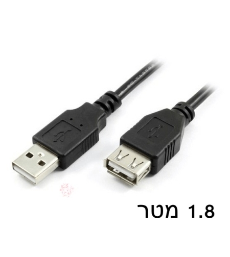 כבל USB מאריך Gold Touch – אורך 1.8 מטר זכר לנקבה.