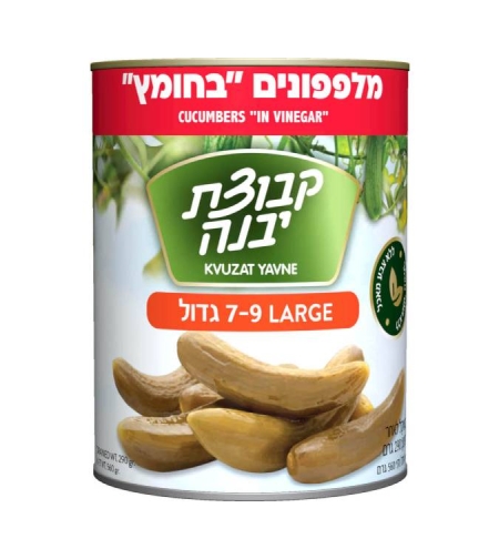 מלפפונים בחומץ גדולים  7-9 - קבוצת יבנה