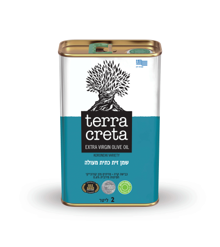 פח 2L שמן זית כתית מעולה - Terra Creta