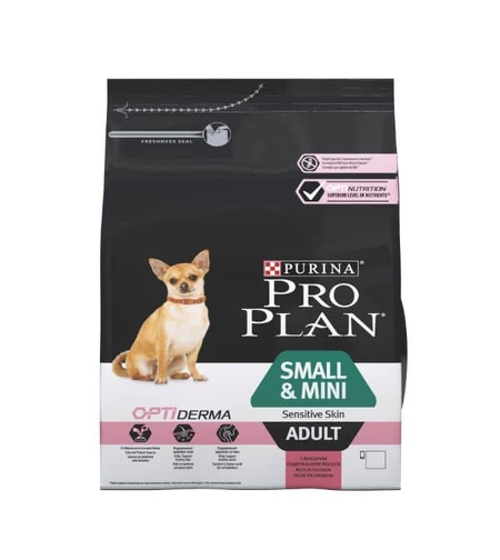 פרו פלאן סנסיטיב סלמון בוגר גזע קטן 3 ק