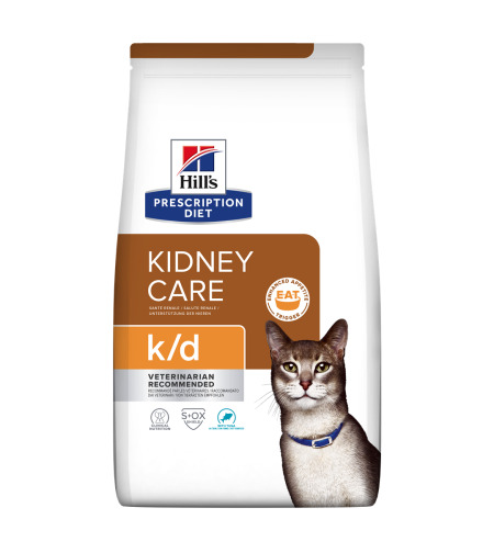 k/d | Hill's Prescription Diet קידני קייר לחתול, 3 ק