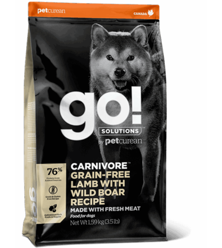 GO - גו קרניבור כבש וחזיר מזון לכלב 9.98 ק