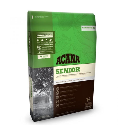 אקאנה הריטג' סניור מזון לכלב מבוגר ACANA - משקל שק 11.4 ק