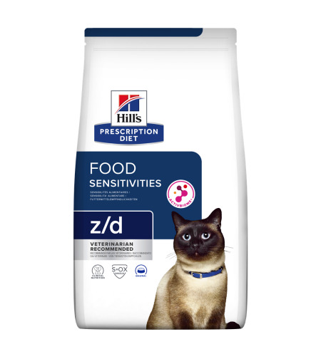 z/d | Hill's Prescription Diet רגישות למזון לחתול, 6 ק