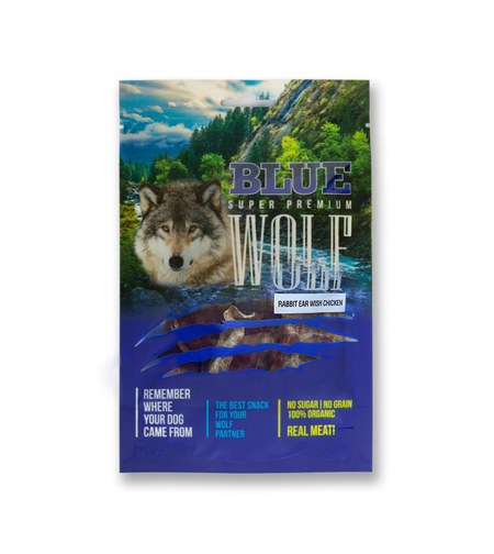 בלו וולף בשר עוף ואוזני ארנבת בציפוי שמן זית