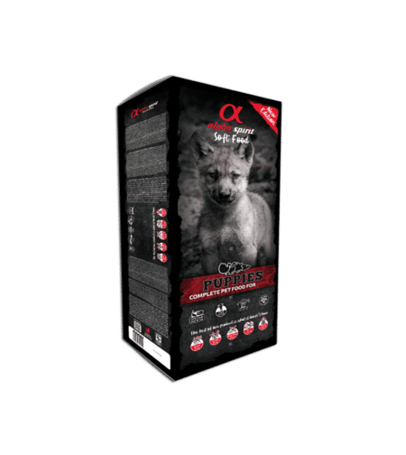 אלפא ספיריט חצי לח מולטי פרוטאין לגורי כלבים