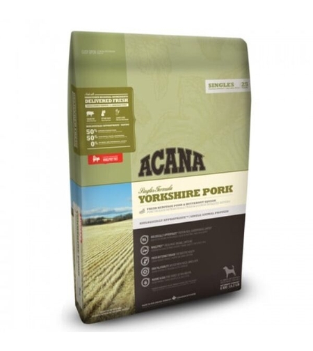 אקאנה סינגלס חזיר מזון לכלבים בכל שלבי החיים ACANA -  משקל שק 6 ק