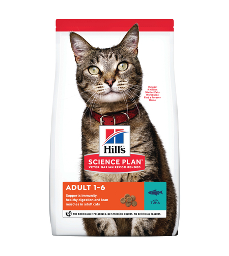 Hill's Science Plan לחתול בוגר (עם טונה), 3 ק