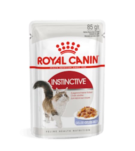 אינסטינקטיב פאוץ בג'לי - מזון רטוב (פאוץ') לחתולים בוגרים לשמירה על משקל אידיאלי (אינסטינקטיב בג'לי)