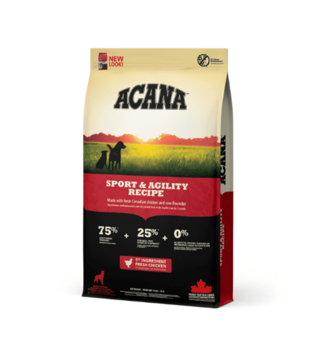 אקאנה הריטג' מזון לכלבי עבודה/ספורט 17 ק