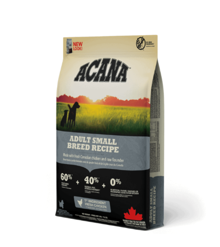 אקאנה הריטג' גזע קטן אוכל לכלבים בוגרים - acana - שק במשקל 6 ק